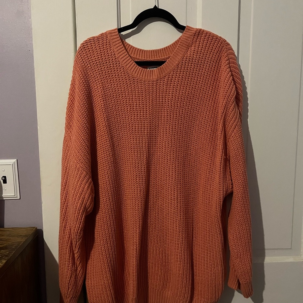 Sonoma Peach Crewneck Sweater